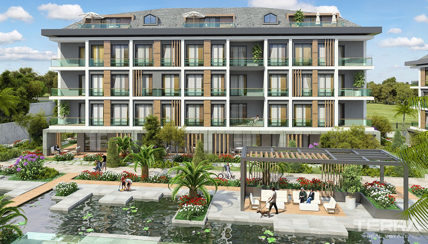 Sea view Apartments with Beautiful Garden in Istanbul Beylikdüzü - 18527
