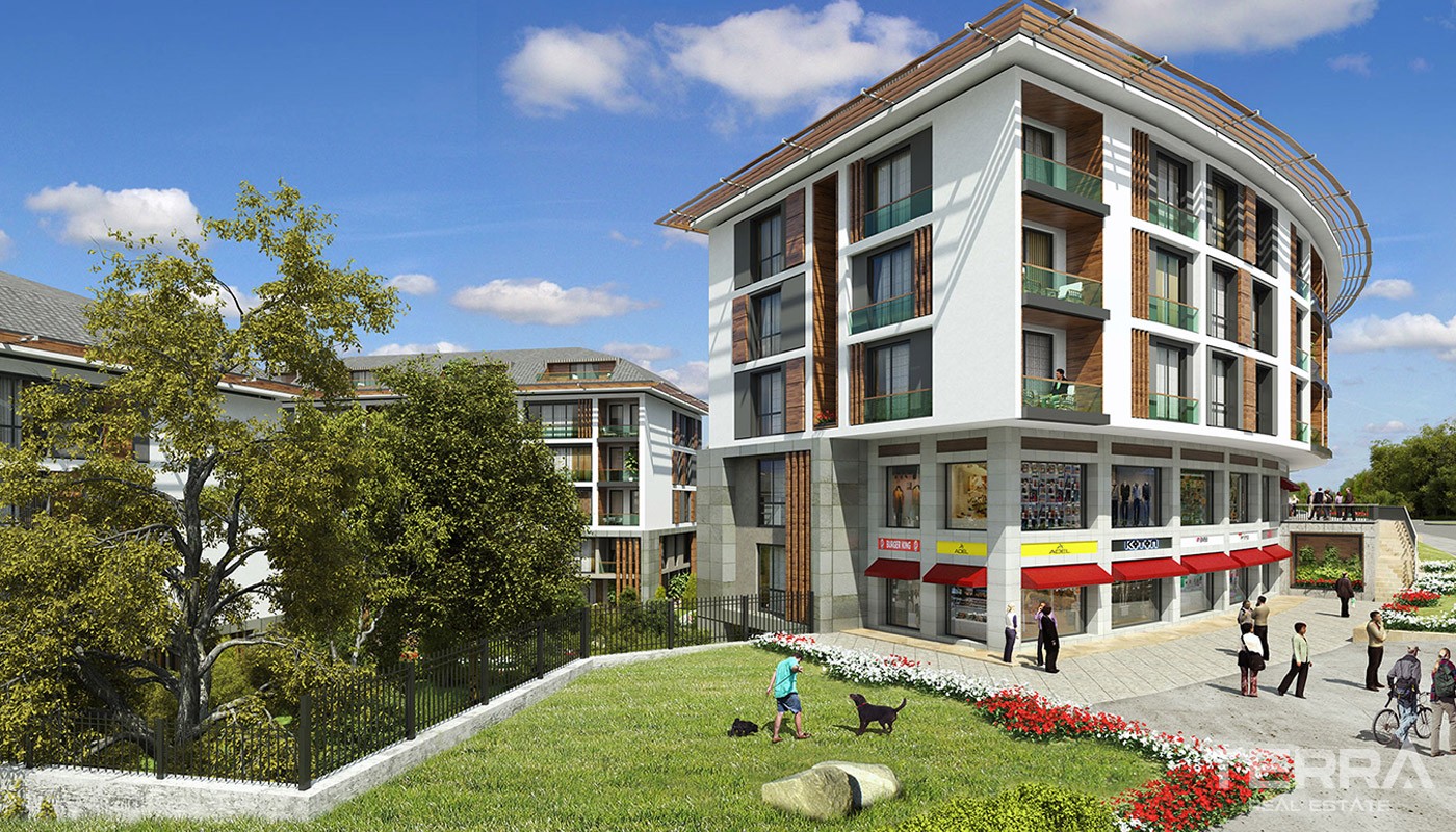 Sea view Apartments with Beautiful Garden in Istanbul Beylikdüzü - 18530