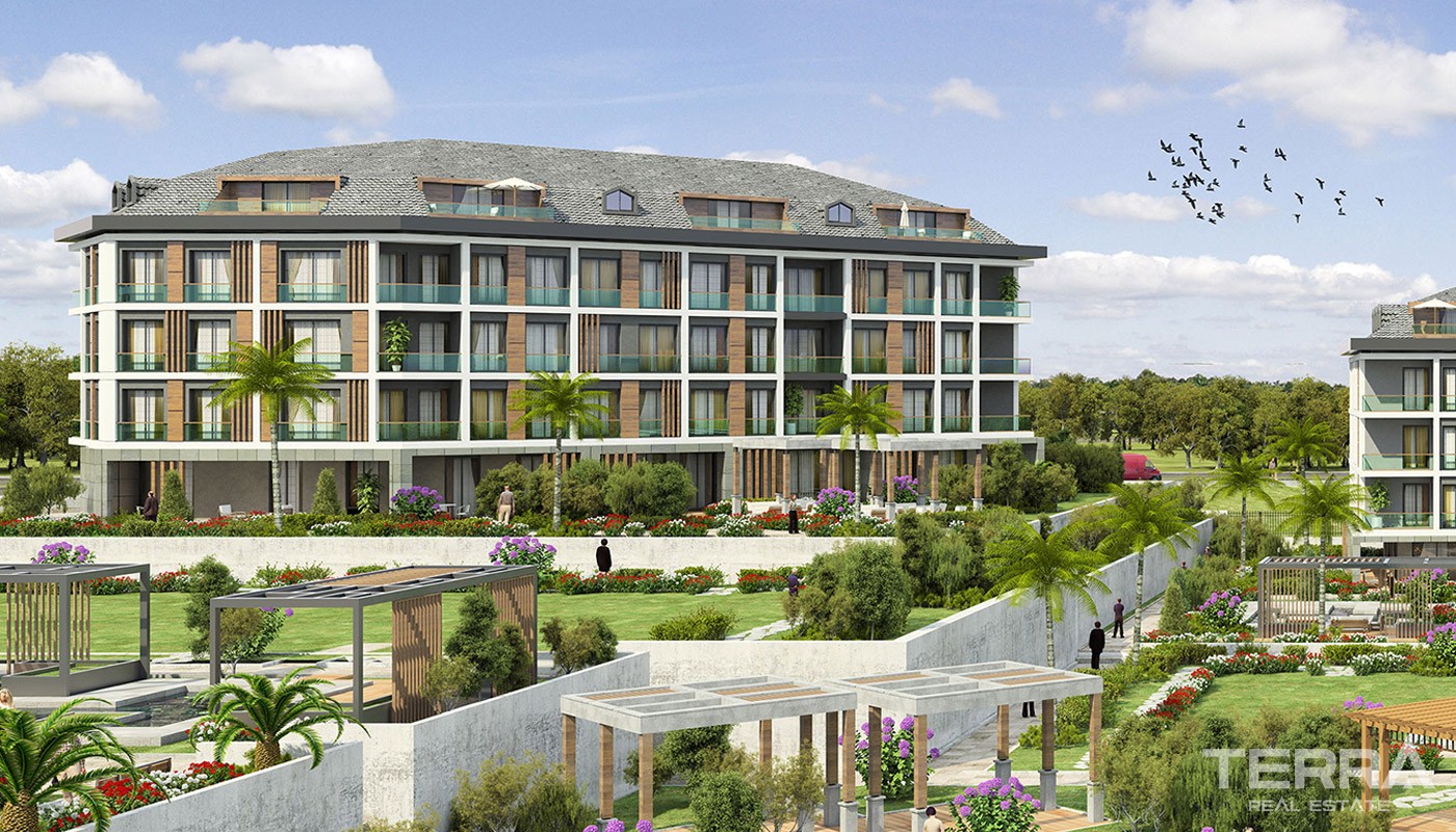 Sea view Apartments with Beautiful Garden in Istanbul Beylikdüzü - 18539