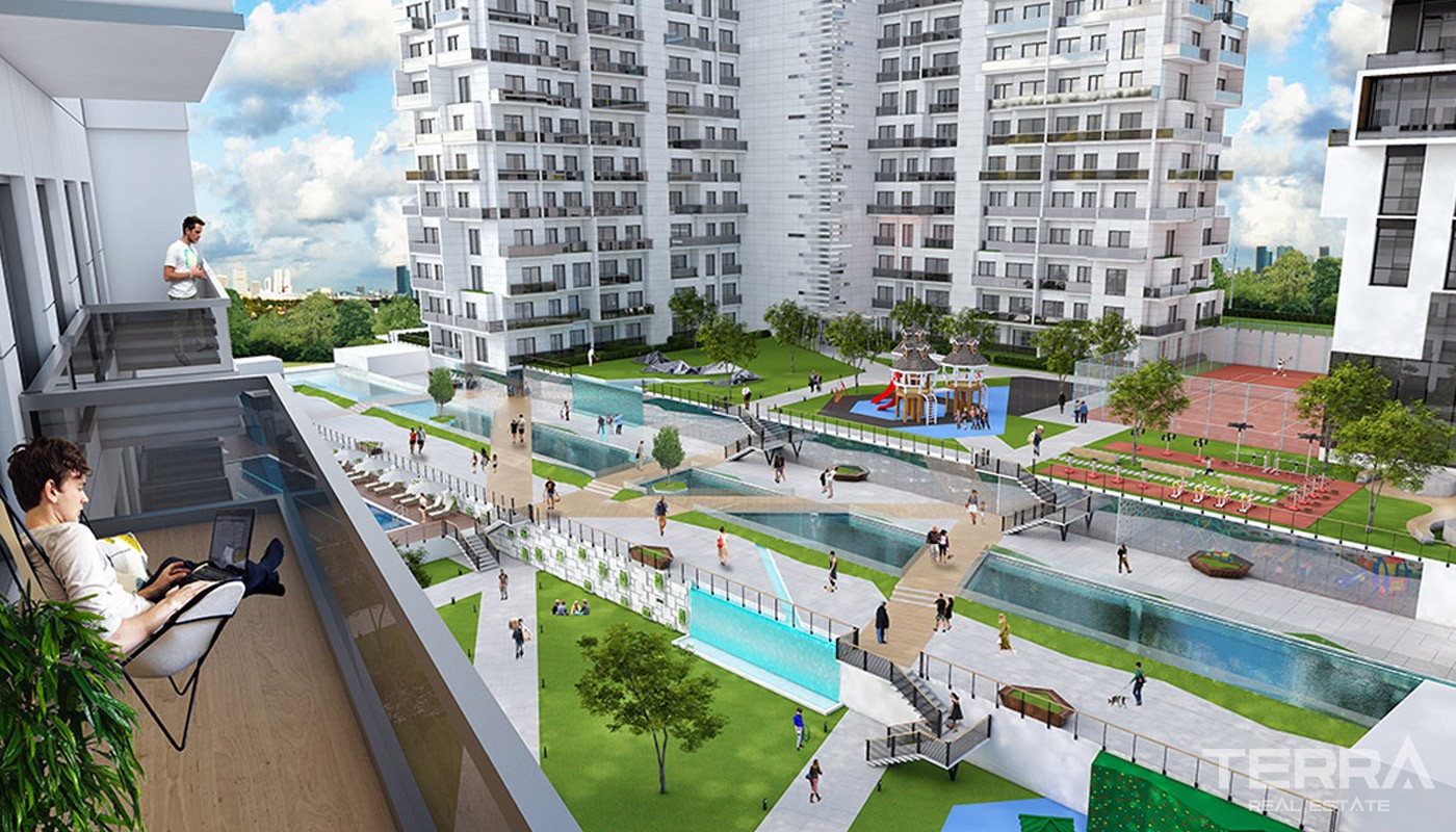 Sea View High-rise Property in Istanbul Esenyurt - 18688