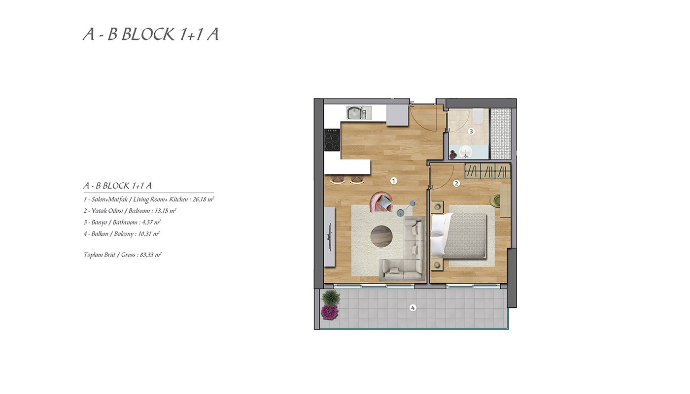 Sea View High-rise Property in Istanbul Esenyurt - 18696