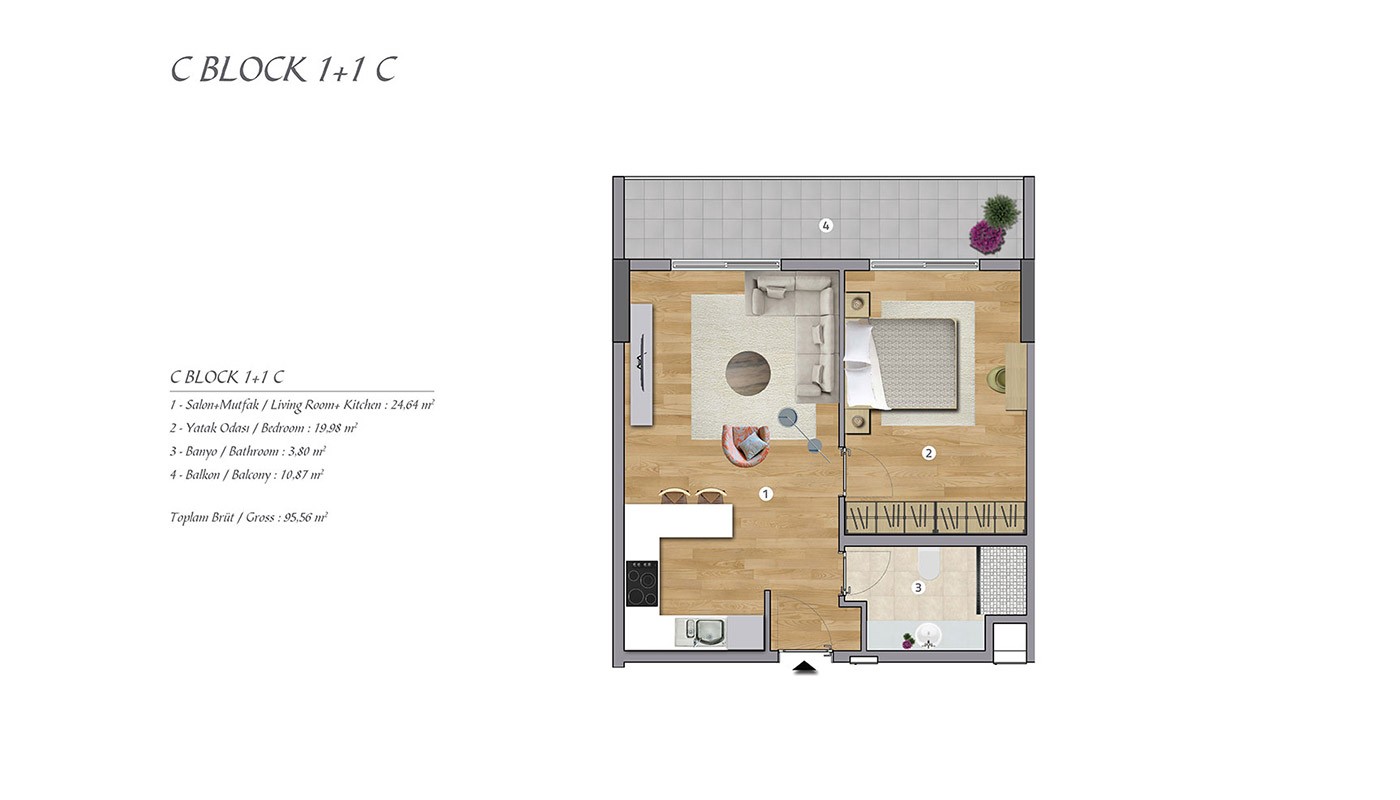 Sea View High-rise Property in Istanbul Esenyurt - 18698