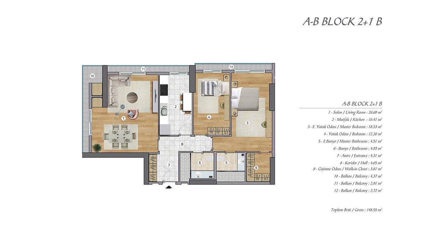 Sea View High-rise Property in Istanbul Esenyurt - 18701