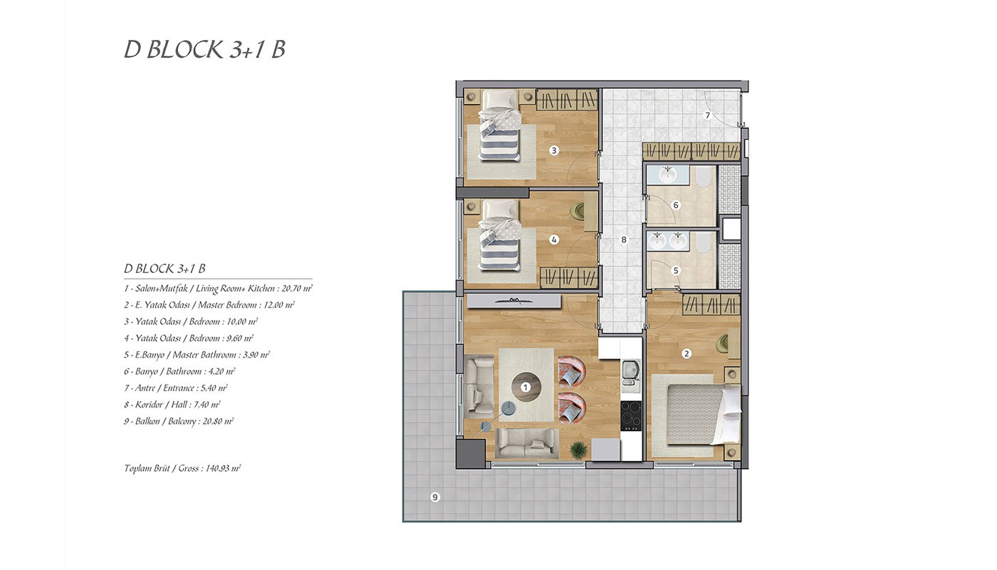 Sea View High-rise Property in Istanbul Esenyurt - 18706