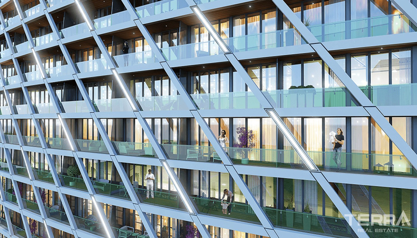Luxury Apartments with City View in Istanbul Ümraniye - 18715