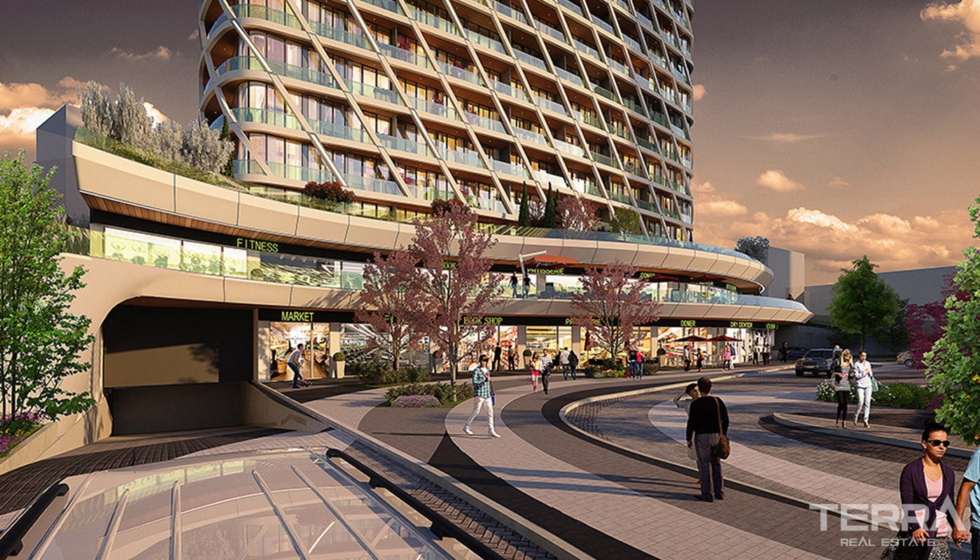Luxury Apartments with City View in Istanbul Ümraniye - 18719
