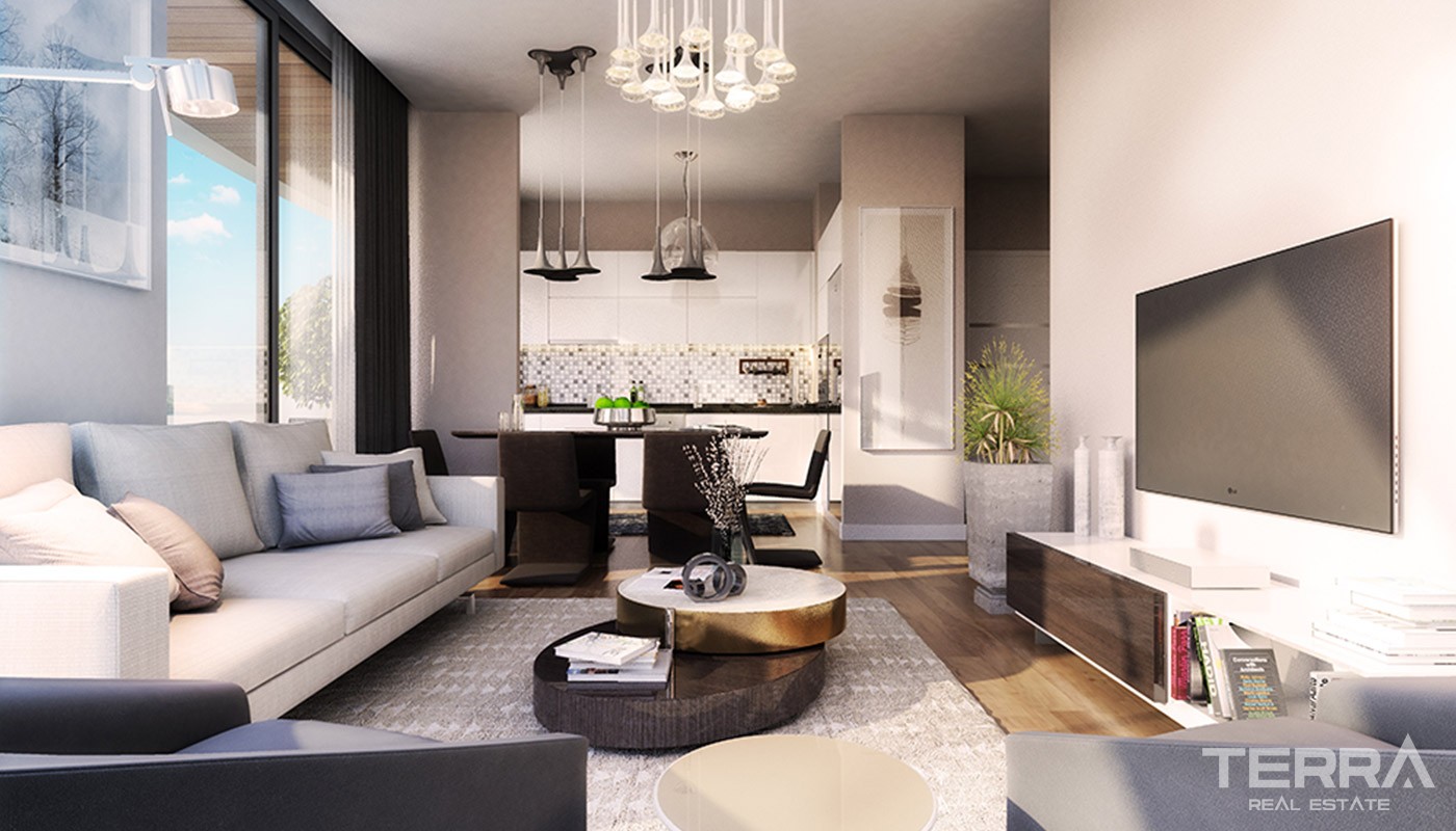 Luxury Apartments with City View in Istanbul Ümraniye - 18726