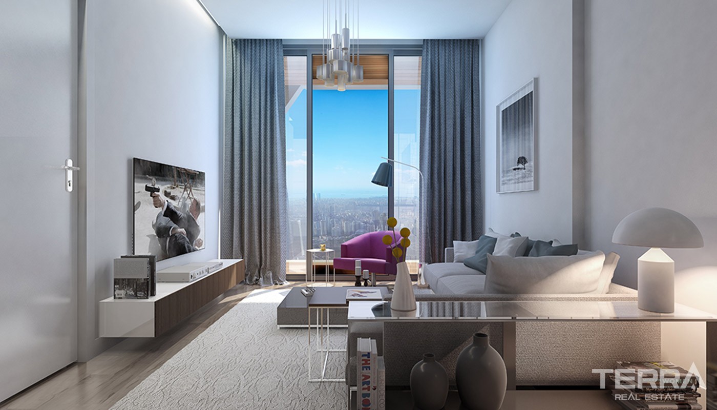 Luxury Apartments with City View in Istanbul Ümraniye - 18728