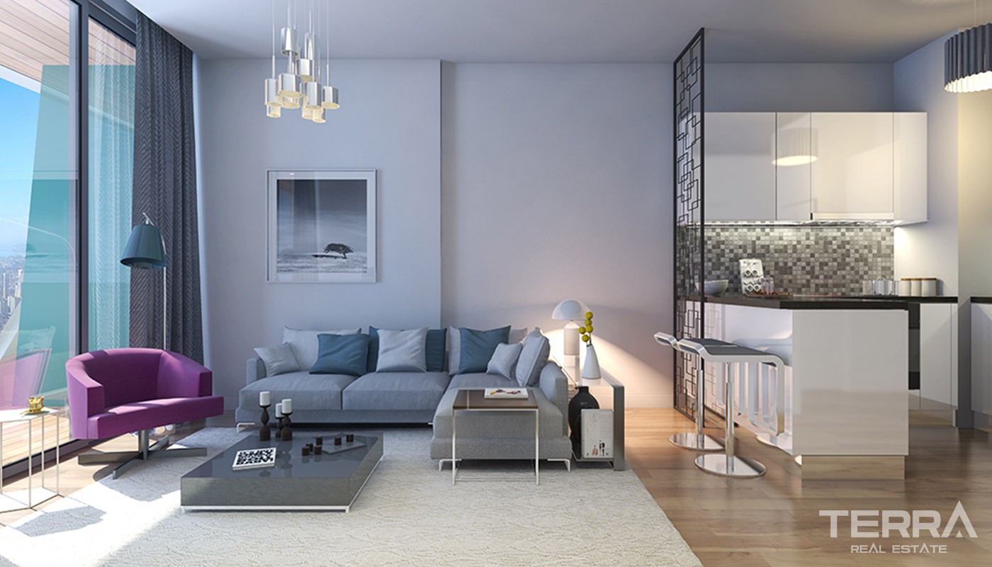 Luxury Apartments with City View in Istanbul Ümraniye - 18730