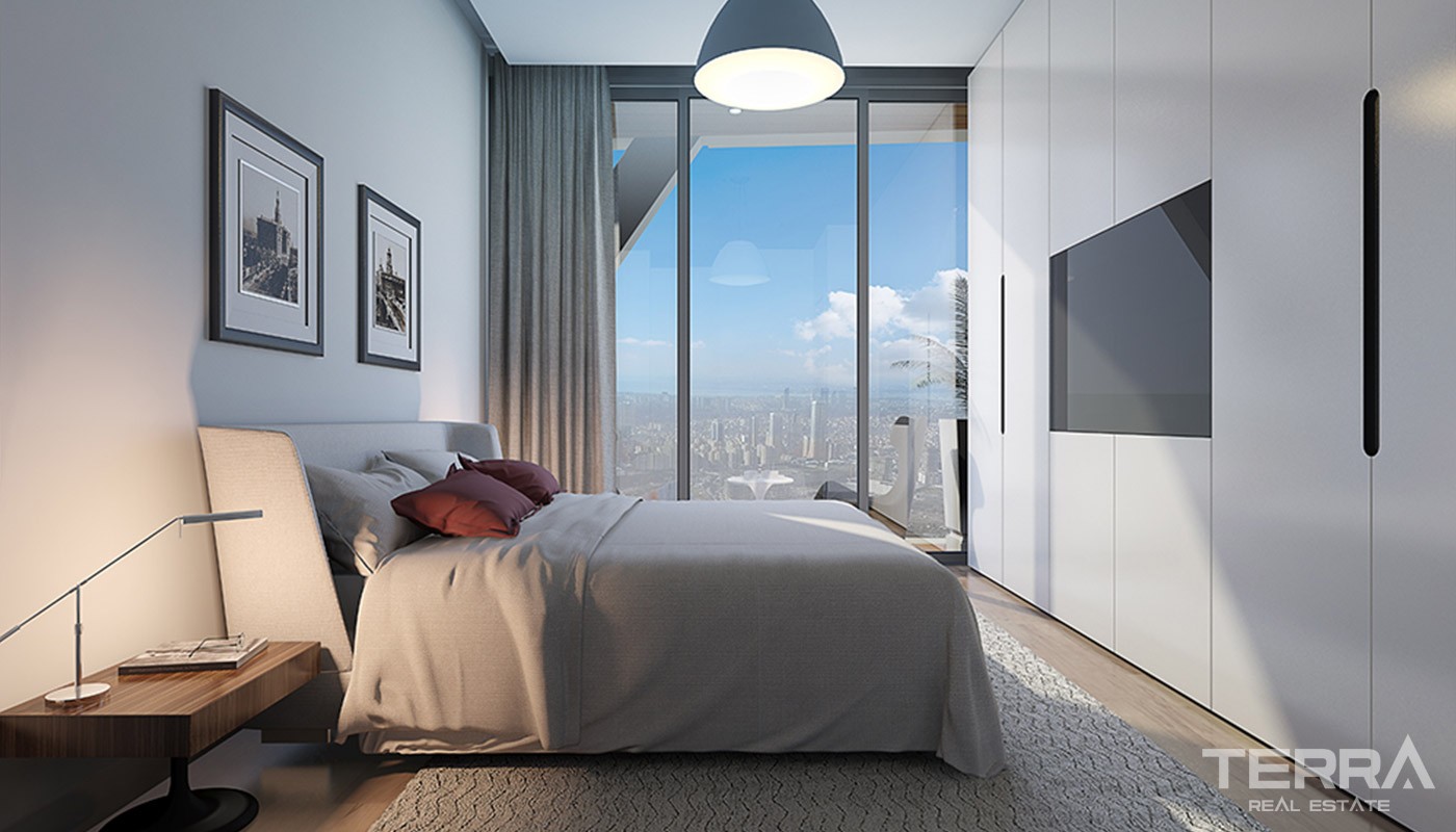Luxury Apartments with City View in Istanbul Ümraniye - 18733