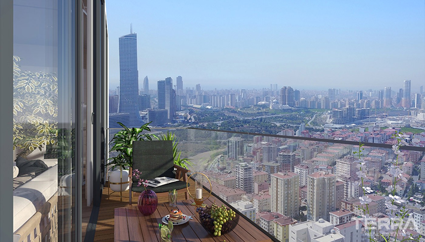 New Apartments close to Istanbul Finance Center in Istanbul Ümraniye - 18742