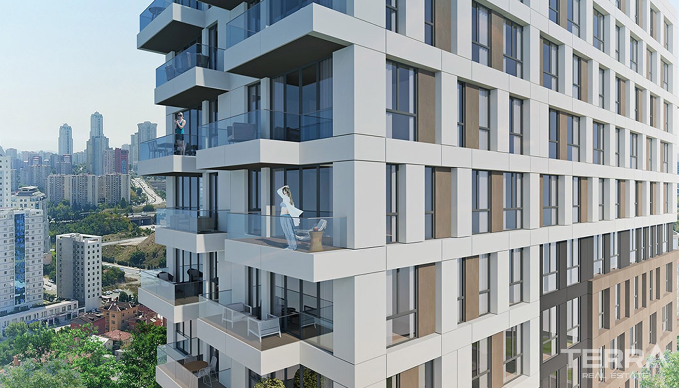 New Apartments close to Istanbul Finance Center in Istanbul Ümraniye - 18749