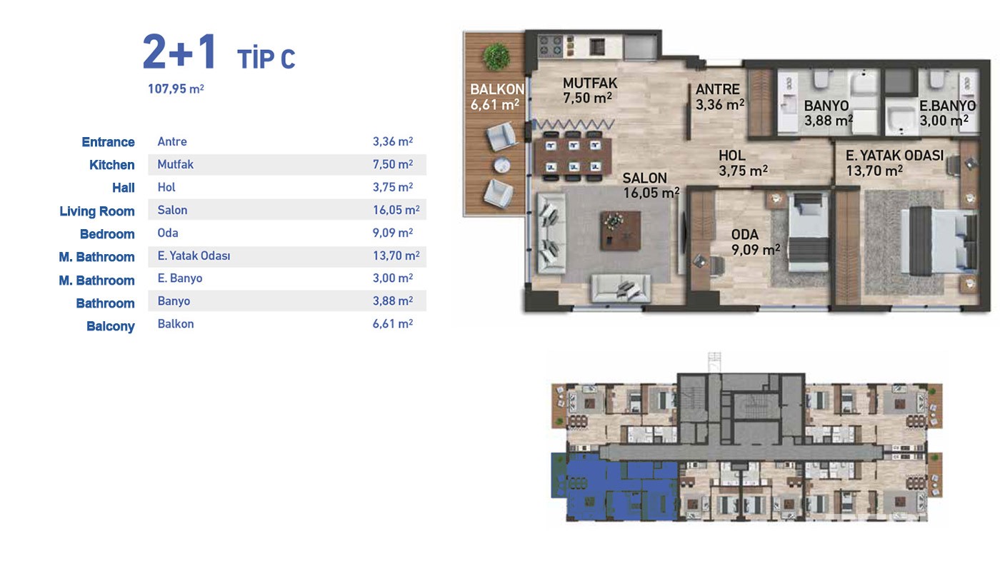 New Apartments close to Istanbul Finance Center in Istanbul Ümraniye - 18762