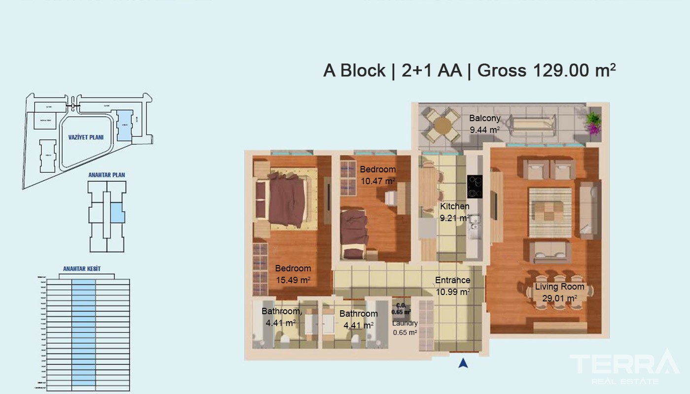 Luxury Apartments with Great Social Facilities in Istanbul Avcılar - 18764