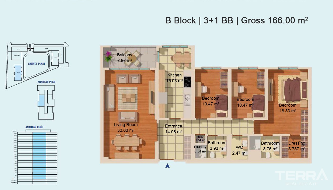 Luxury Apartments with Great Social Facilities in Istanbul Avcılar - 18766