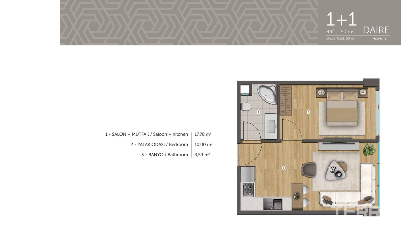 Smart Apartments in Prime Location in Istanbul Eyüp - 18832