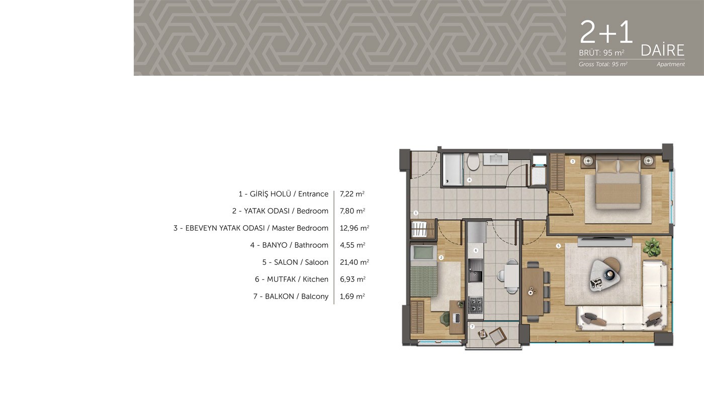 Smart Apartments in Prime Location in Istanbul Eyüp - 18839
