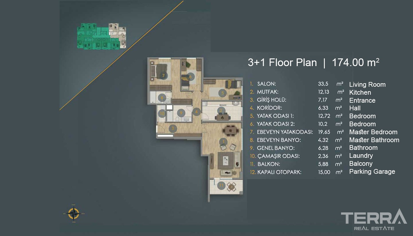 Family-Friendly Luxury Istanbul Apartments in Ispartakule, Avcılar - 18967