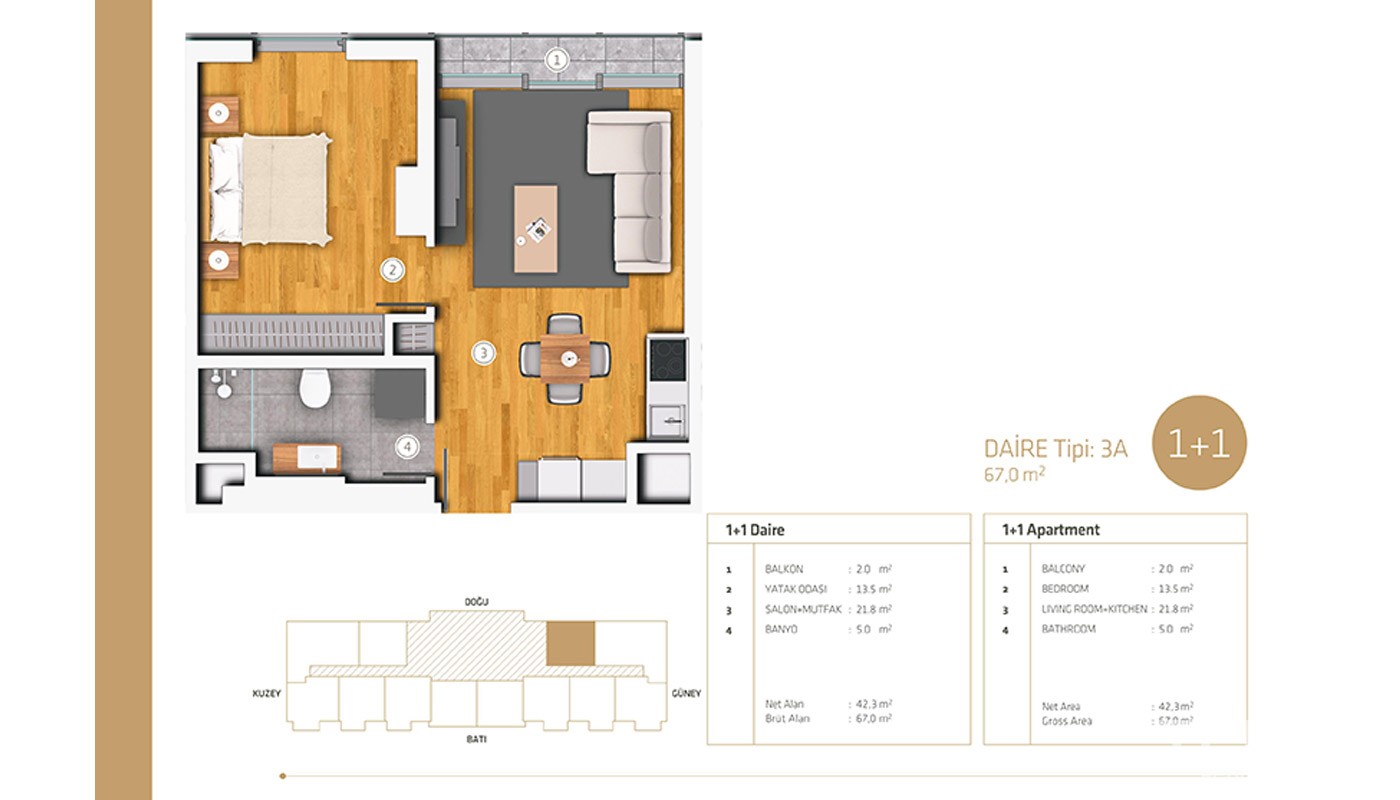 High Quality Apartments in Istanbul Bakırköy - 19051