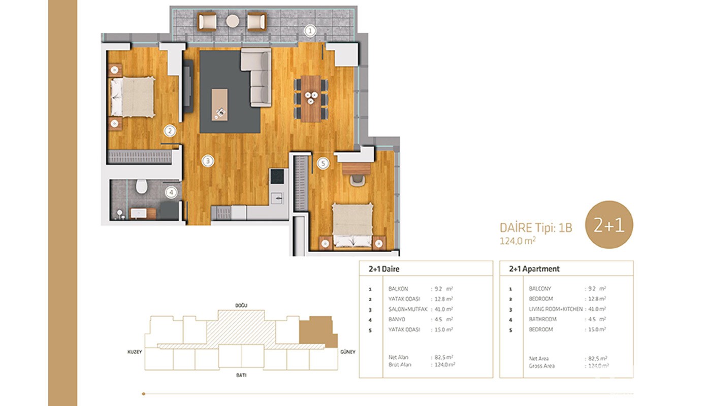 High Quality Apartments in Istanbul Bakırköy - 19056
