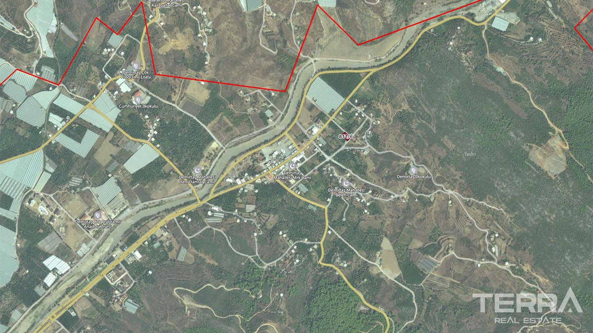 Land for Sale in Alanya Demirtaş ready to build - 19108