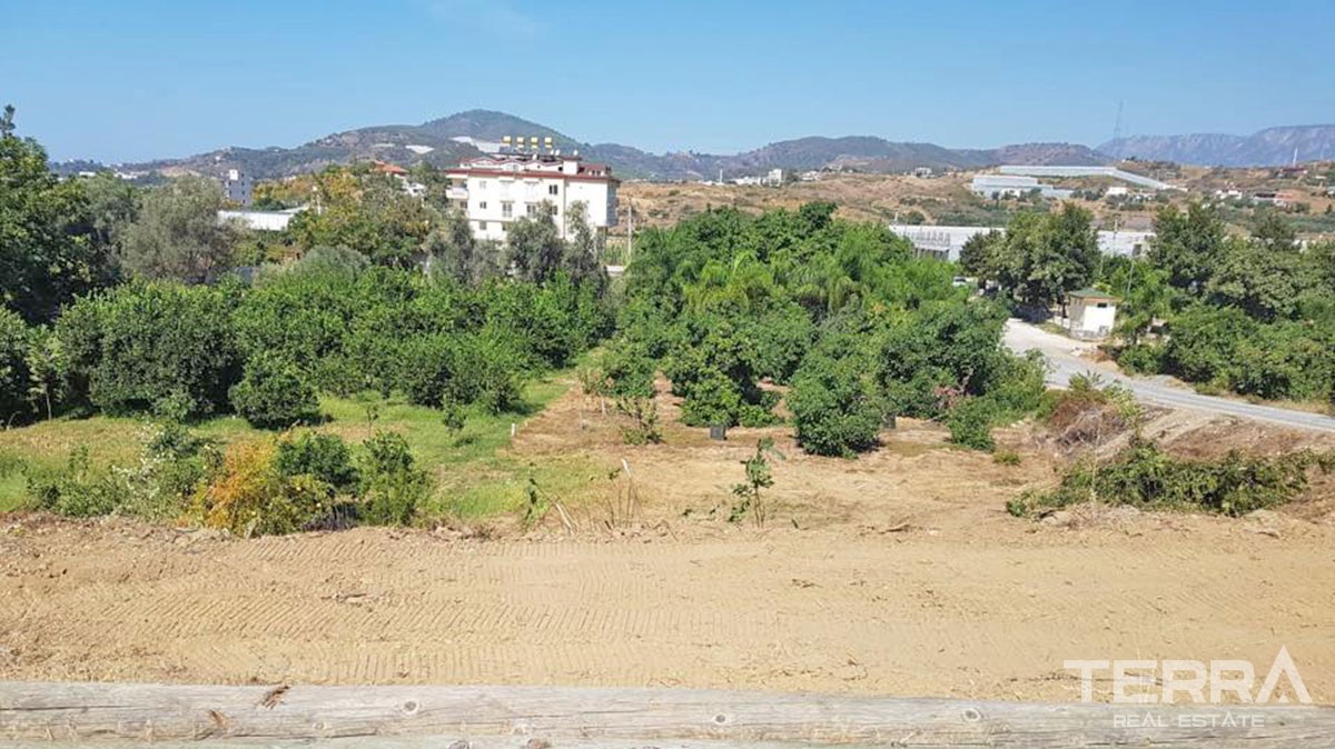 Land for Sale in Alanya Demirtaş ready to build - 19112