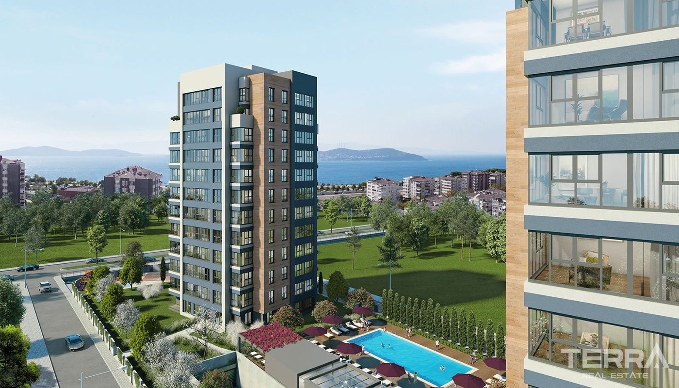 Smart Apartments in Nest Dragos Residence in Istanbul, Maltepe