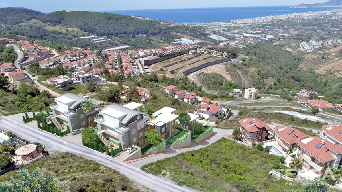 Unique Sea View Villas in Alanya Kargıcak with Private Pool - 19258