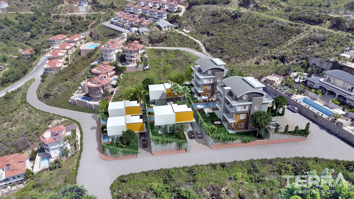 Unique Sea View Villas in Alanya Kargıcak with Private Pool - 19260