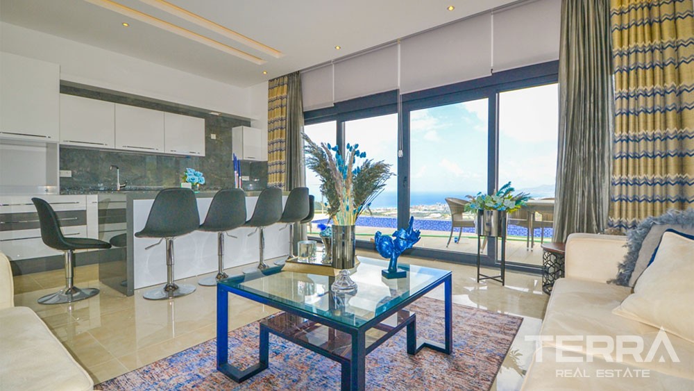 Unique Sea View Villas in Alanya Kargıcak with Private Pool - 25873