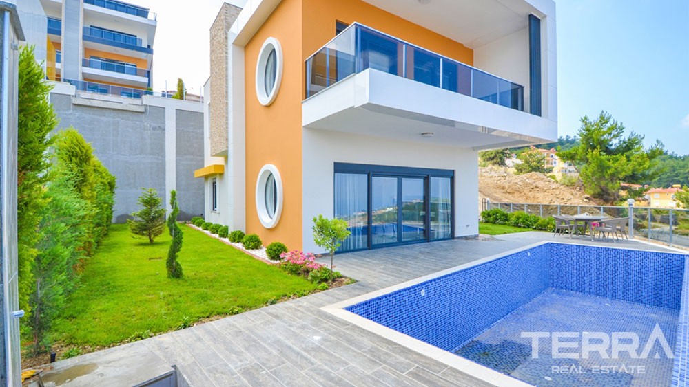 Unique Sea View Villas in Alanya Kargıcak with Private Pool - 25895
