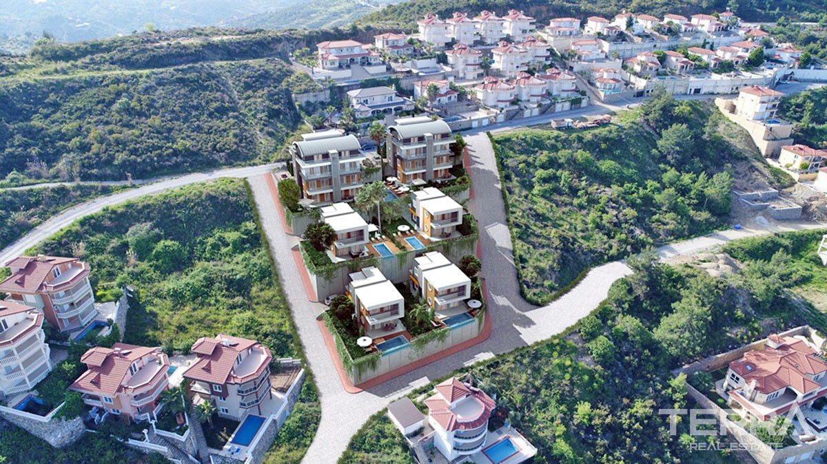 Sea-view Apartments for Sale in Alanya Kargıcak - 19272