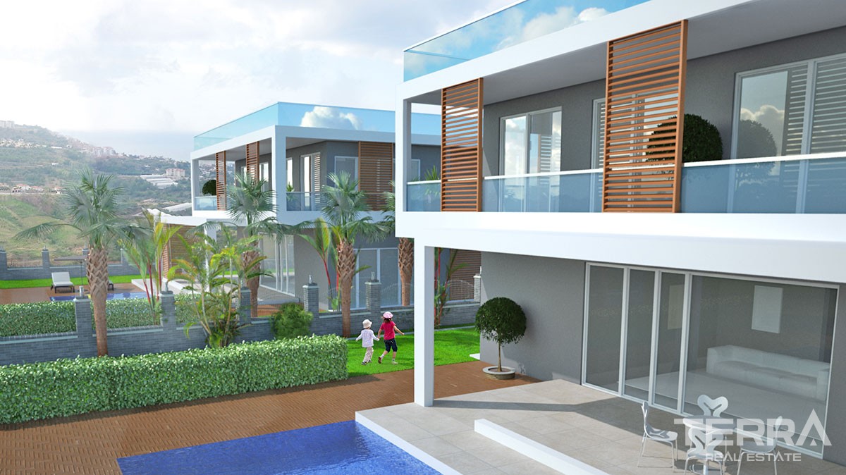 Exclusive Sea View Villas in Alanya Kargıcak with Private Pool - 19311