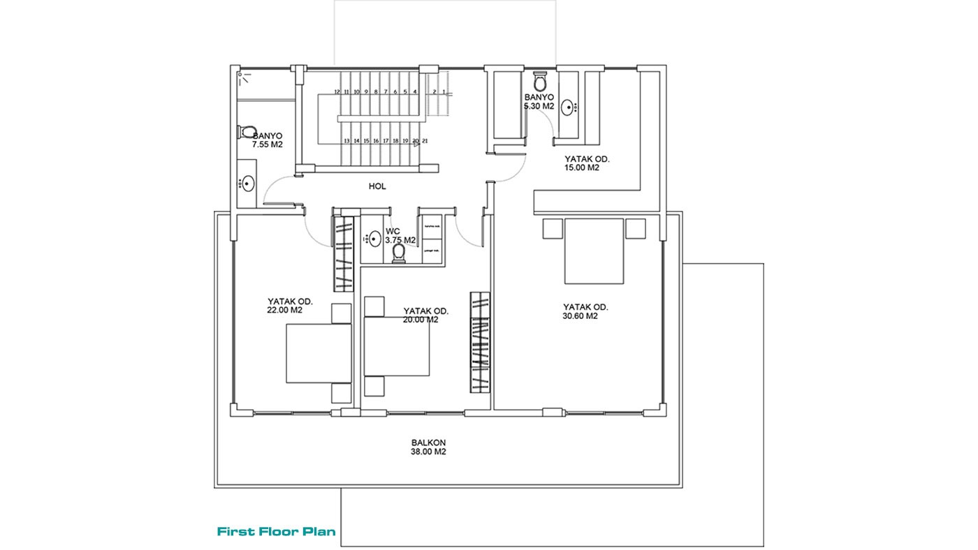 Exclusive Sea View Villas in Alanya Kargıcak with Private Pool - 27806