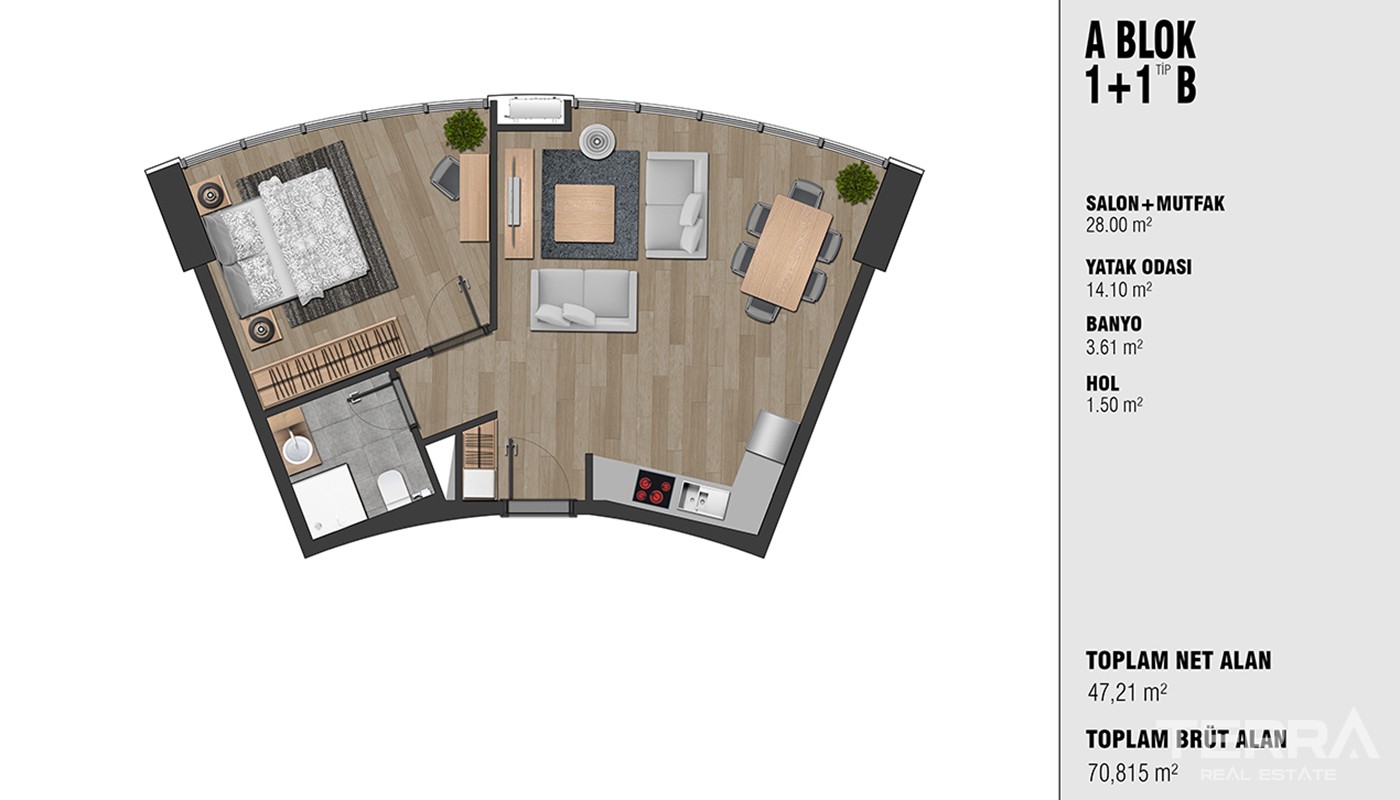 Modular Luxury Apartments in Istanbul Esenyurt - 19375