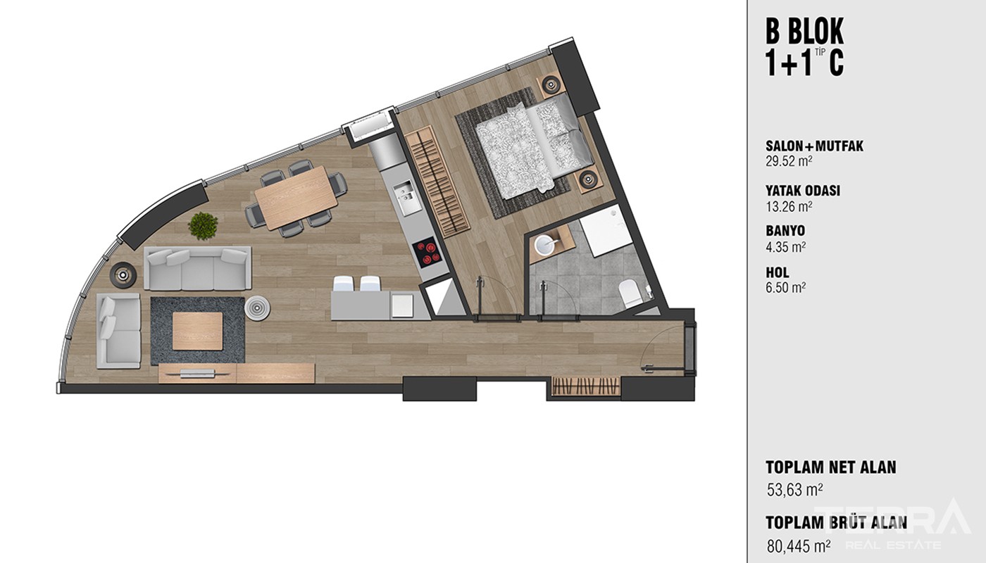 Modular Luxury Apartments in Istanbul Esenyurt - 19376