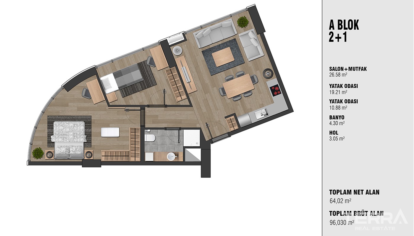 Modular Luxury Apartments in Istanbul Esenyurt - 19377