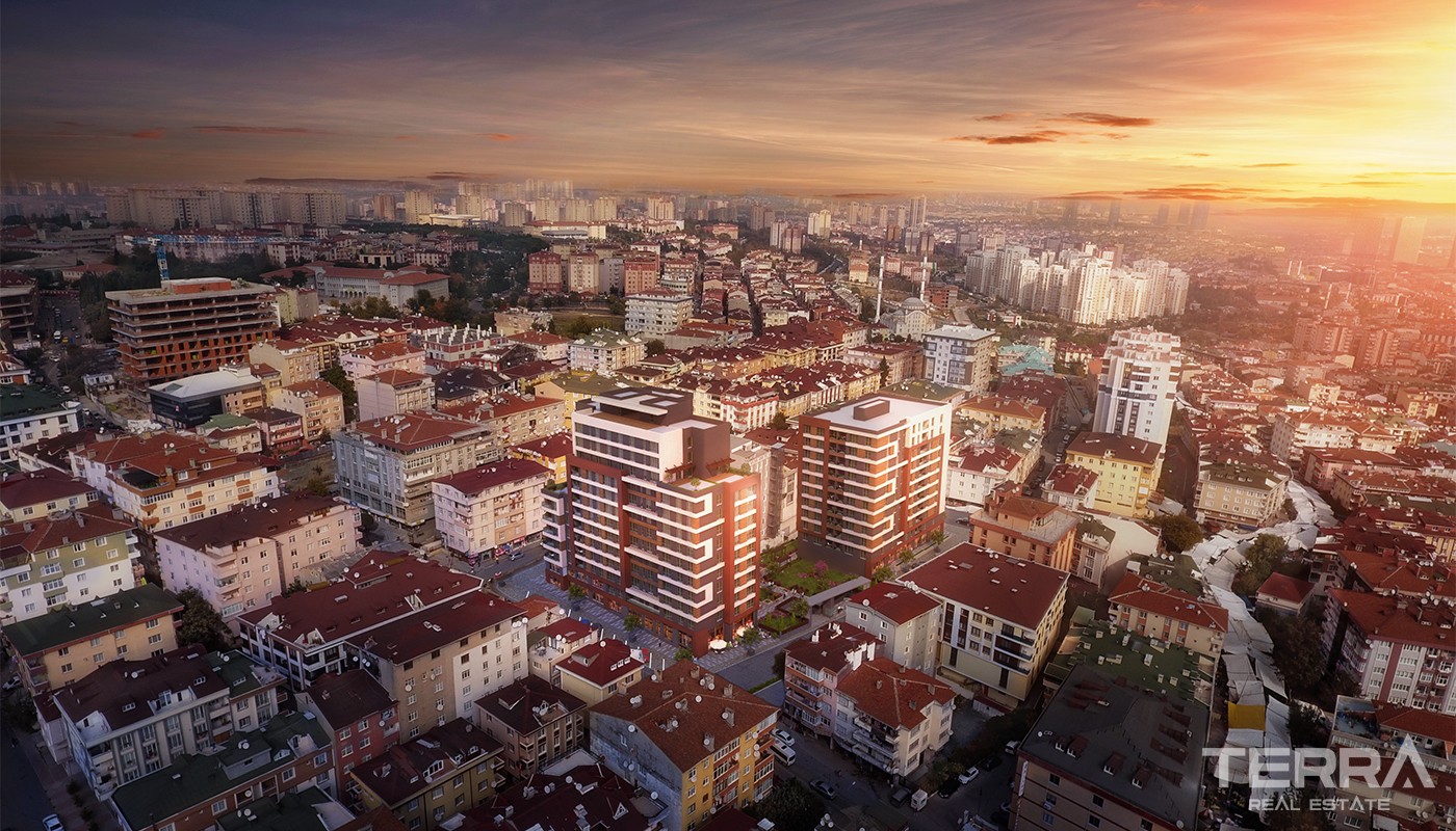 Family Apartments With Rich Social Facilities in Istanbul Küçükçekmece - 19430