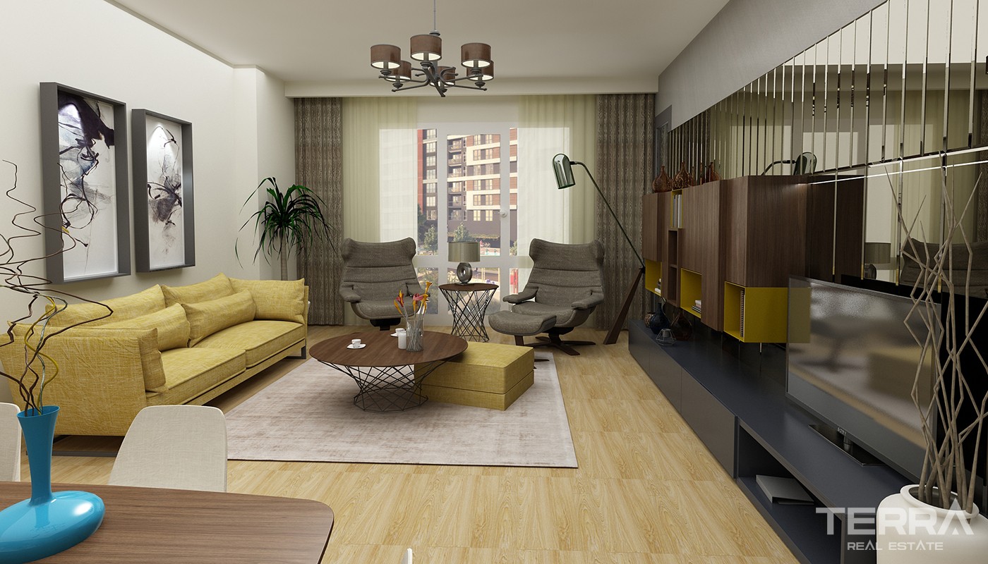 Family Apartments With Rich Social Facilities in Istanbul Küçükçekmece - 19435