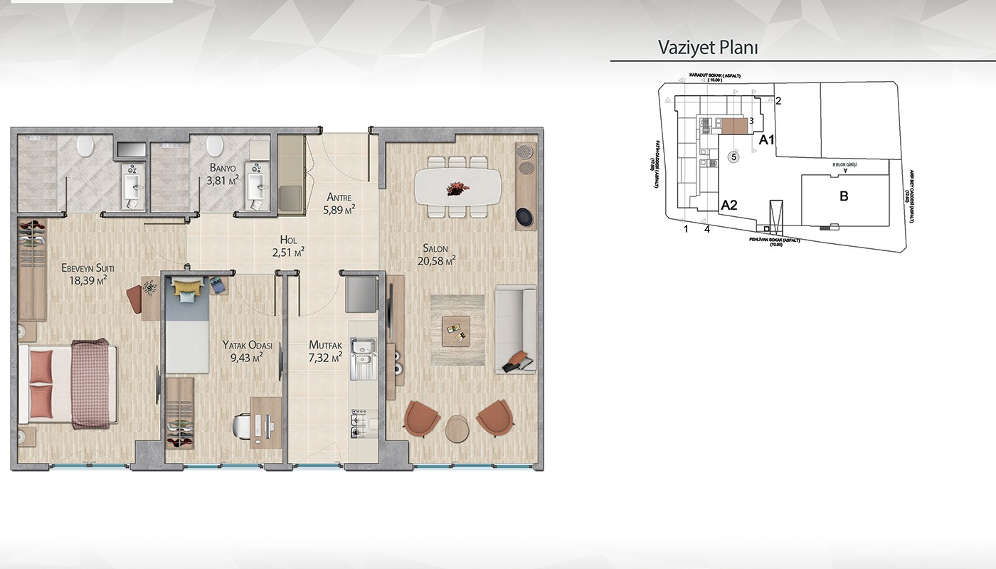Family Apartments With Rich Social Facilities in Istanbul Küçükçekmece - 19442