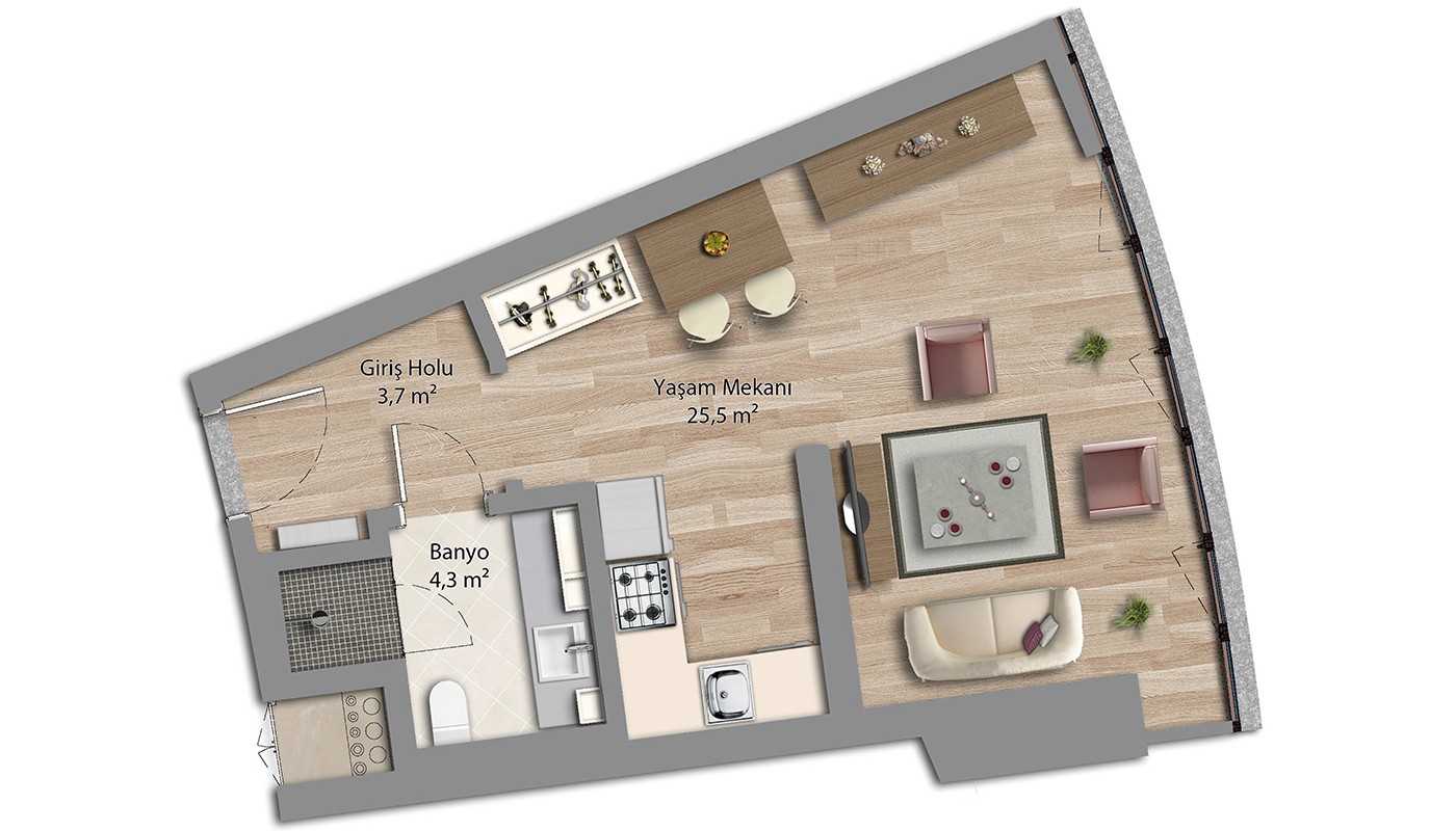 LEED Certified Apartments in Istanbul Sancaktepe - 19456