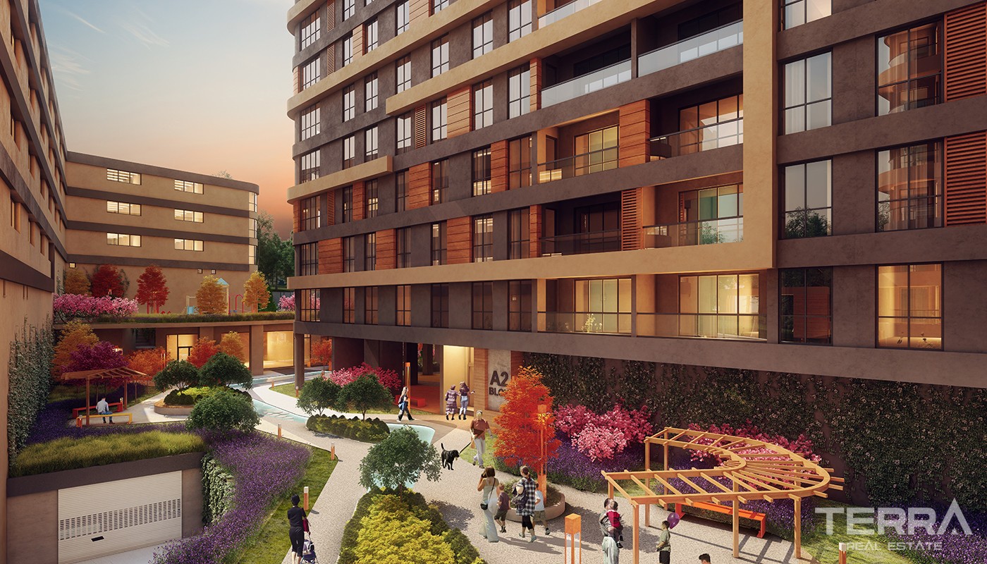 Key Ready Roomy Apartments Close to Airport in Serenity Plus, Istanbul - 19470
