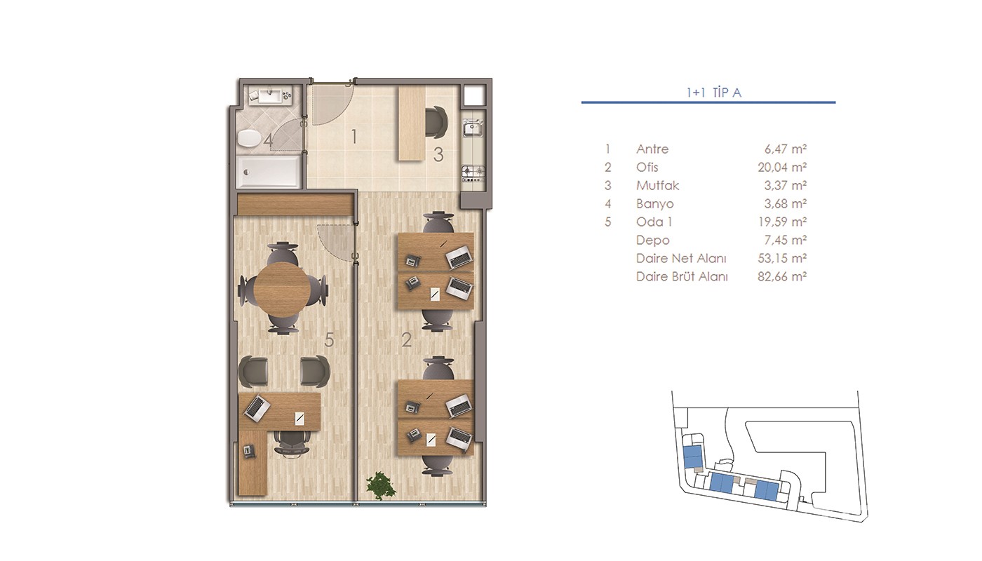 Key Ready Roomy Apartments Close to Airport in Serenity Plus, Istanbul - 19472