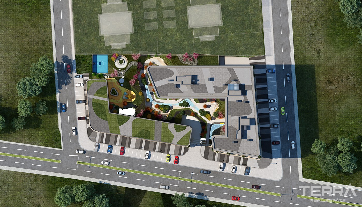 Key Ready Roomy Apartments Close to Airport in Serenity Plus, Istanbul - 19479