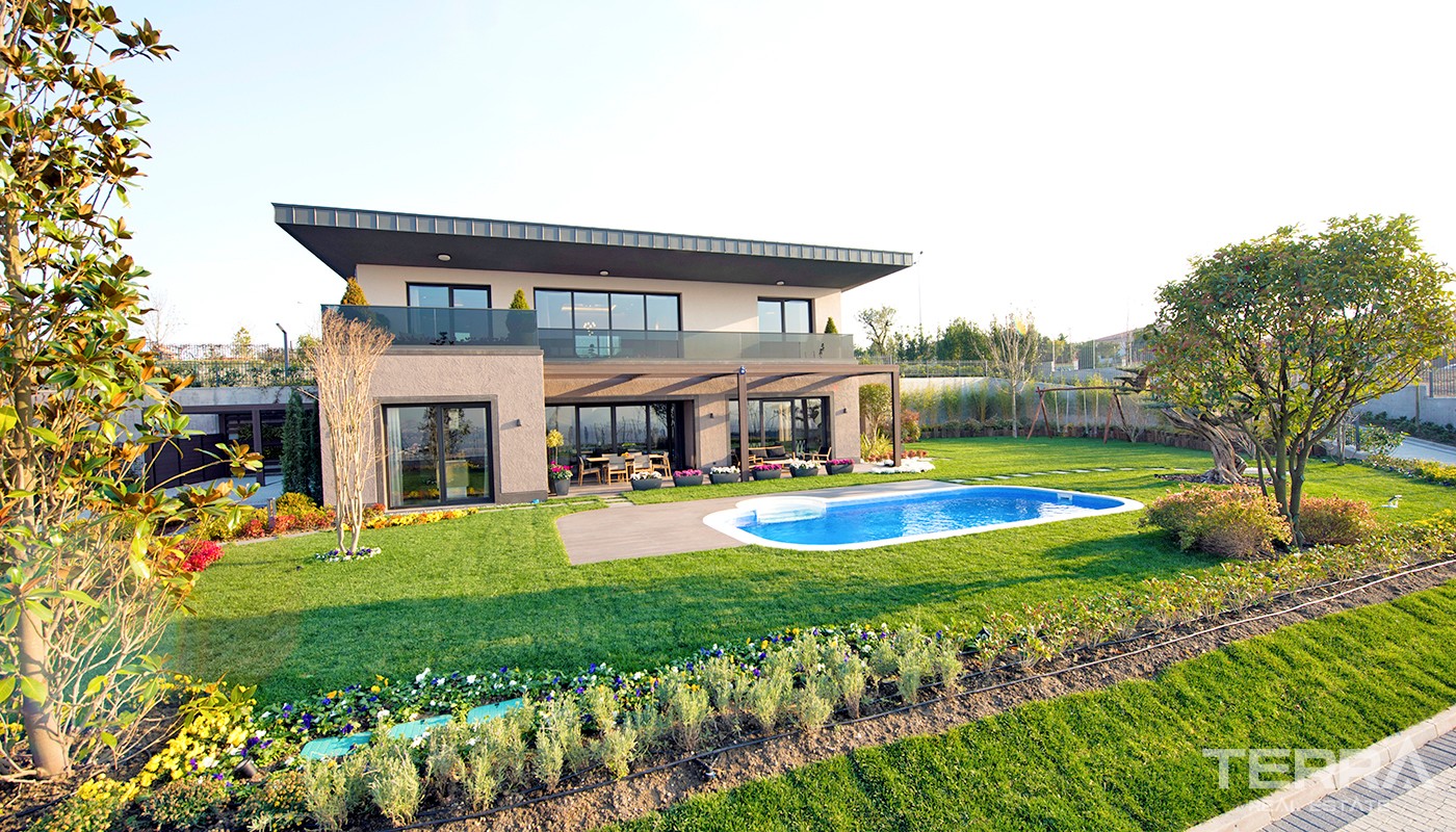 Modern Villas in Family-Orientated Complex in Istanbul Büyükçekmece - 33204