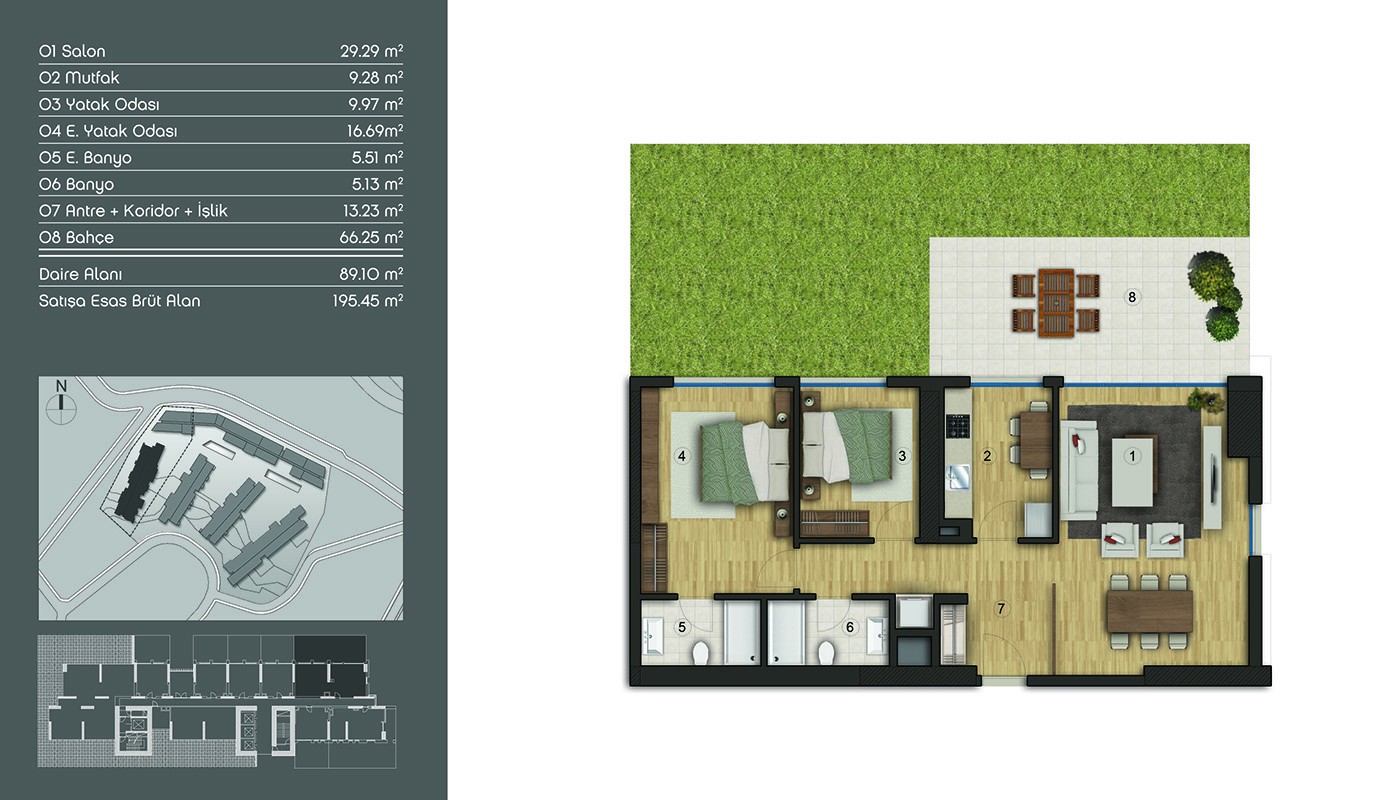 Snygga lägenheter med Fold Home Concept i Istanbul Eyüp - 19648