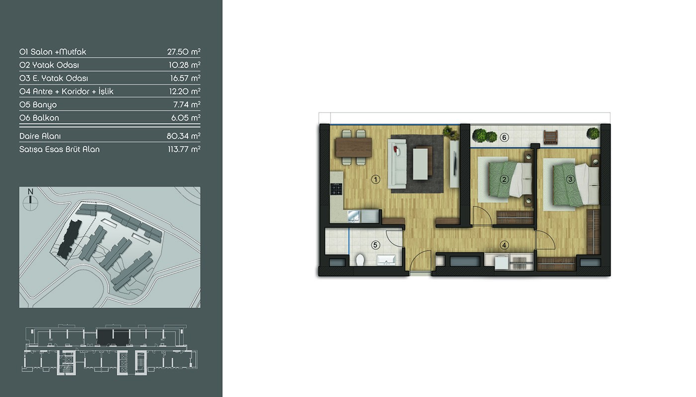 Snygga lägenheter med Fold Home Concept i Istanbul Eyüp - 19650