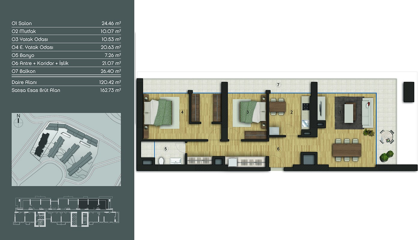 Snygga lägenheter med Fold Home Concept i Istanbul Eyüp - 19652