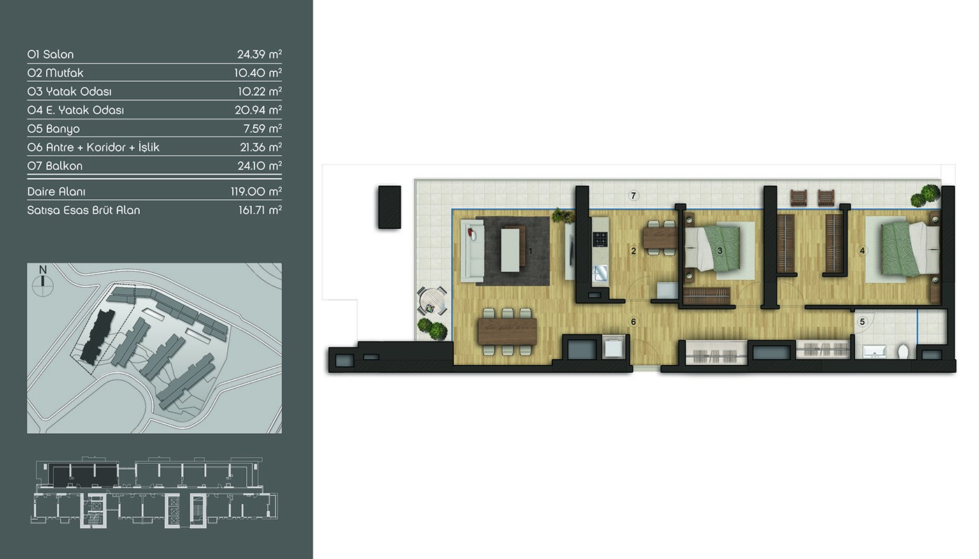 Snygga lägenheter med Fold Home Concept i Istanbul Eyüp - 19653