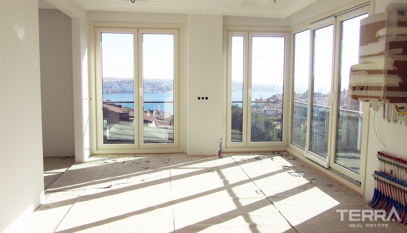 Spacious Apartment With Bosphorus View in Istanbul Beşiktaş - 19672